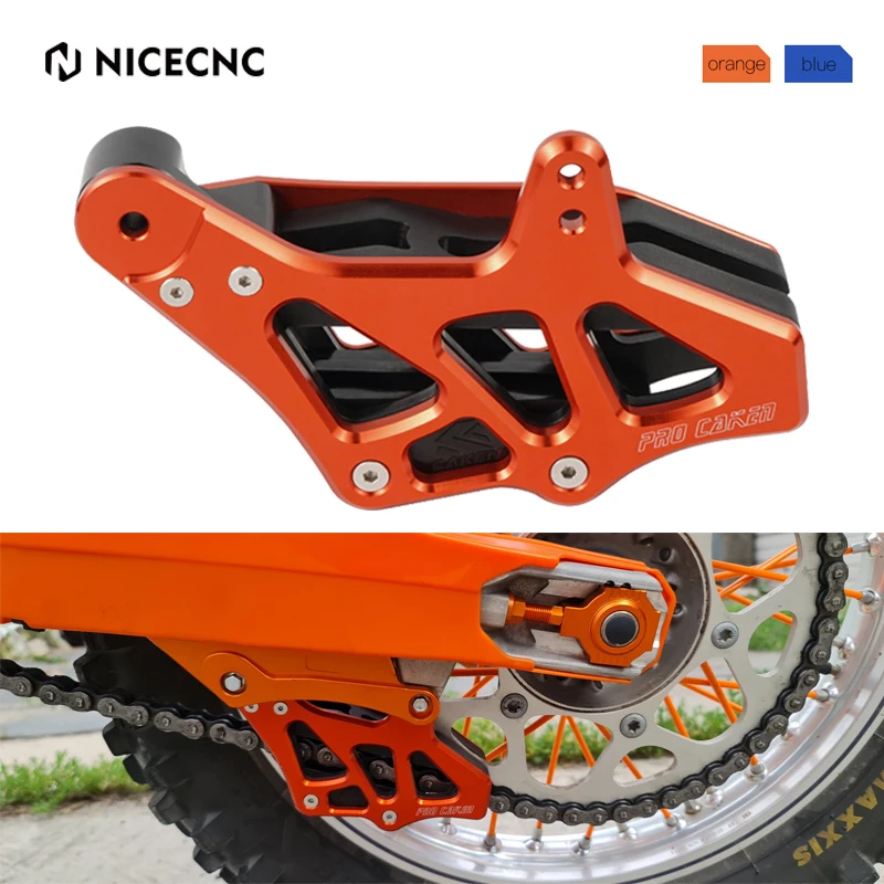 

NICECNC ABS Chain Guide Guard For KTM EXC 300 EXC-F 350 SX 125 SXF 450 XC XCF XCW TPi 6D 2008-2023 690 Enduro R 690 SMC R