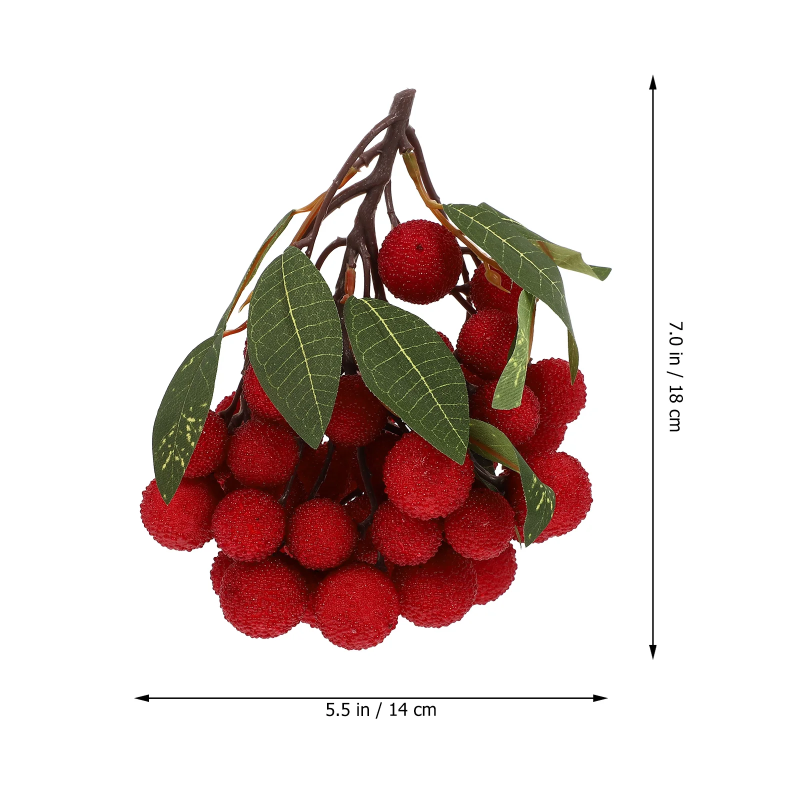 Household Simulated Bayberry String Decor Artificial Fruit Props Glass Bead Home Waxberry Ornament