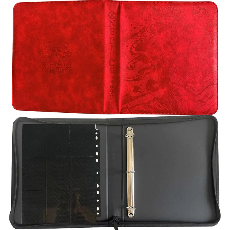 One Piece OPCG Card Binder Luffy Album 25th Anniversary Holder Collcetion  Card 540pcs Card Holder 9 Grid PU Gold Stamping Folder - AliExpress 26