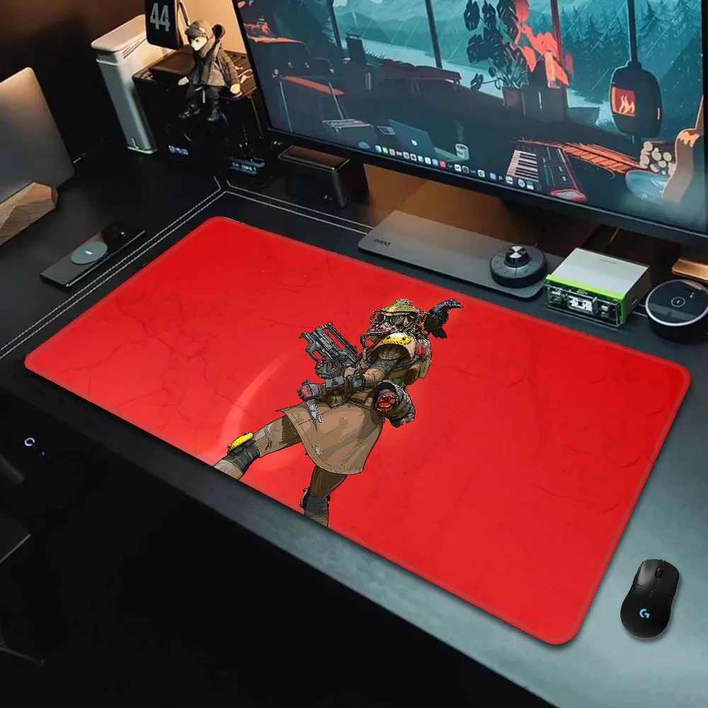 Apex ATIONS-Tapis de souris avec bord de verrouillage, impression Sub HD, tapis de souris non ald, clavier PC, tapis de bureau, jeux chauds, XXL 90x40cm