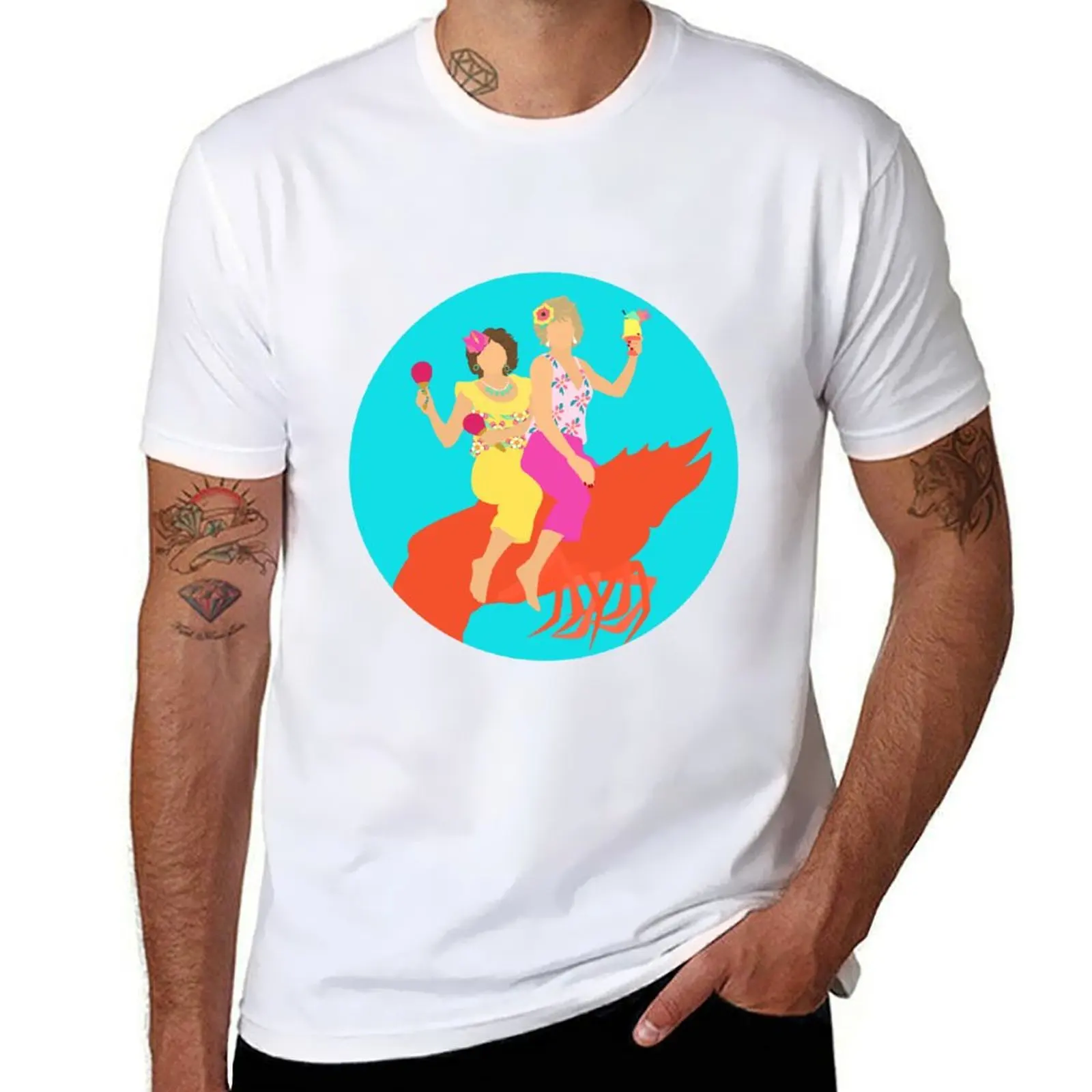 

Barb and Star Go to Vista Del Mar - Blue T-Shirt tops cheap stuff Short sleeve tee men