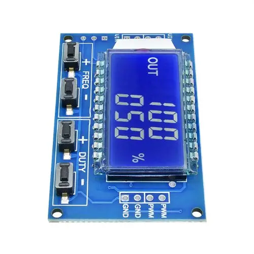 1Hz-150KHz Signal Generator Adjustable PWM Pulse Frequency Function Generator LCD Display Module 3.3-30V