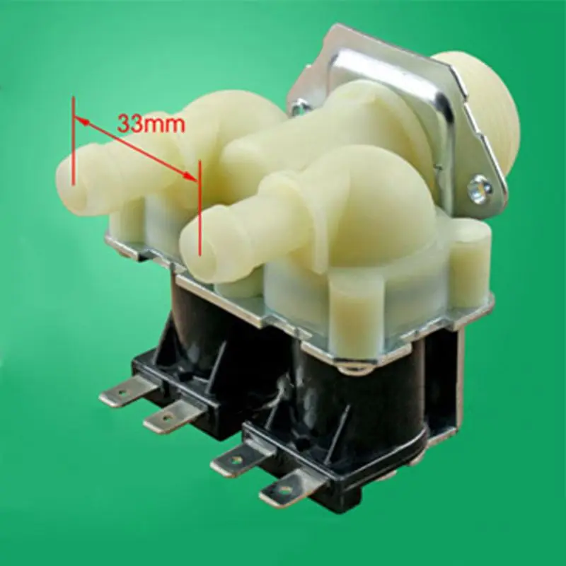 Universal Washing Machine Water Double Inlet Valve Home Electric Appliance Part K1AD