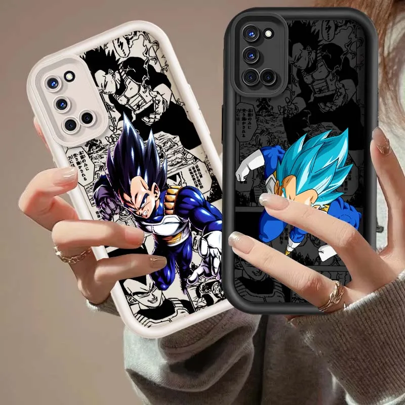 

Anime D-Dragon Ball Cool Vegeta For OPPO A96 A95 A92 A77 A74 A73 A72 A58 A57 A55 A54 A53 A52 Eye Ladder Phone Case Cover