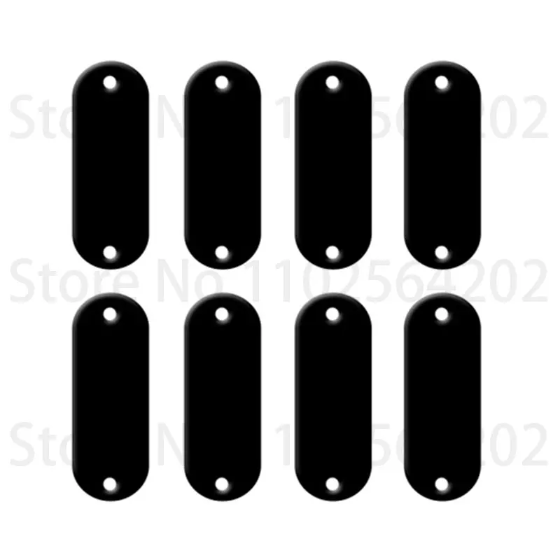 GEKTIMER 100 Pieces Aluminum Identification Tags Keychain 8