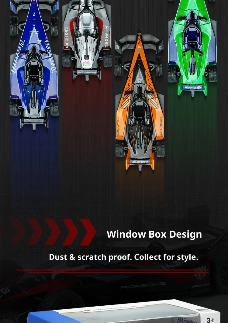 Tsc Speed ​​Card 1:43 Legierungsautomodell Porsche Fe Elektrisches Formel-Rennwagenmodell F1 Ornament Geschenk für Männer – Detail 3