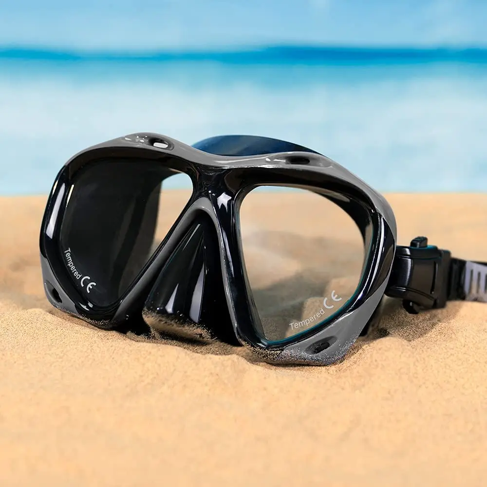 New Free Diving mask  glasses Ultra low volume Snorkeling goggles for scuba dive for adults free breath diving