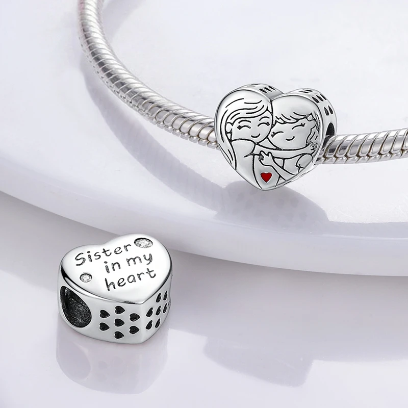 Bestseller 925 Sterling Silber Charms Perlen Anhänger Passend für Original Armband Halskette Charms DIY Damen Mode Schmuckherstellung – Detail 8