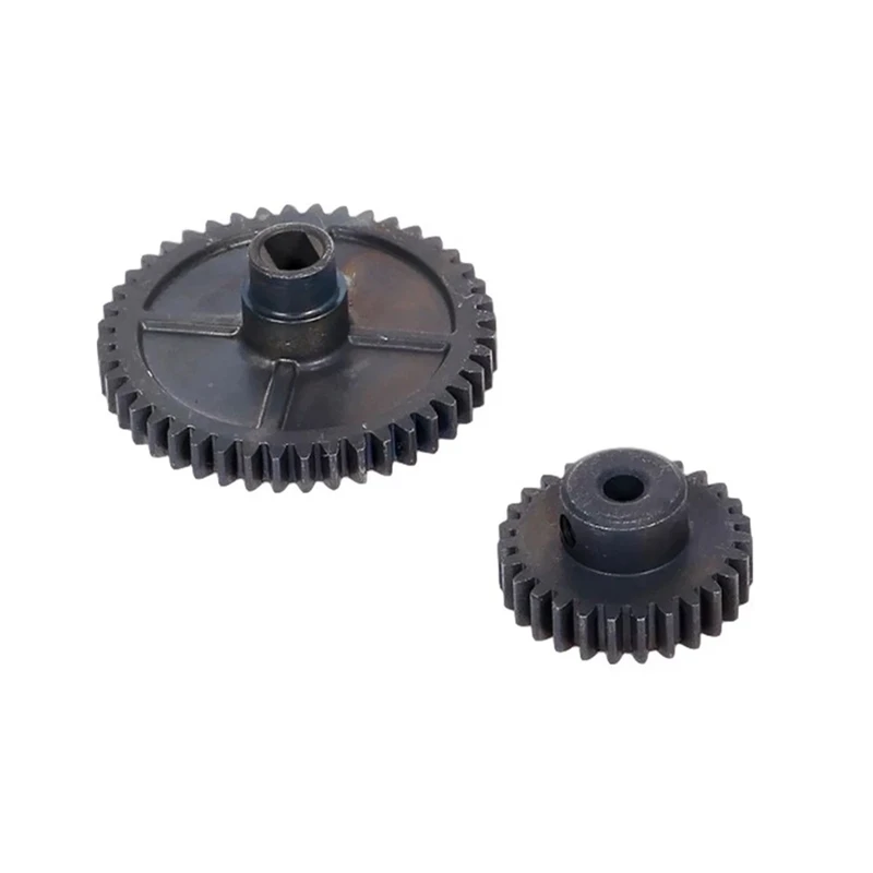 For Wltoys 144001 Racing Car Metal Motor Gear And Deceleration Gear 49T 27T,Upgrade Replacement Spare Parts