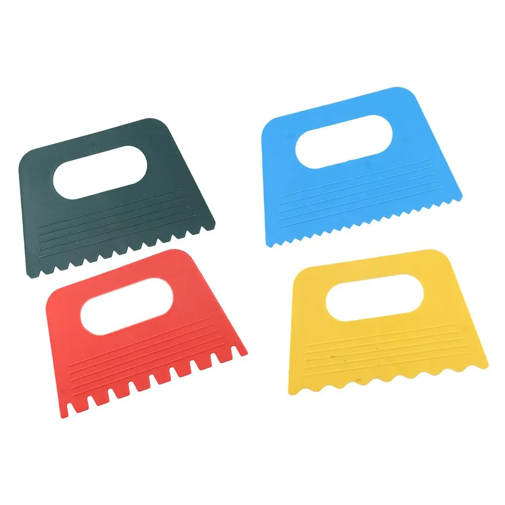 4 Pack Plastic Scrapers, Paint Scrapers Scraper Sculpture Tool Pottery Tools