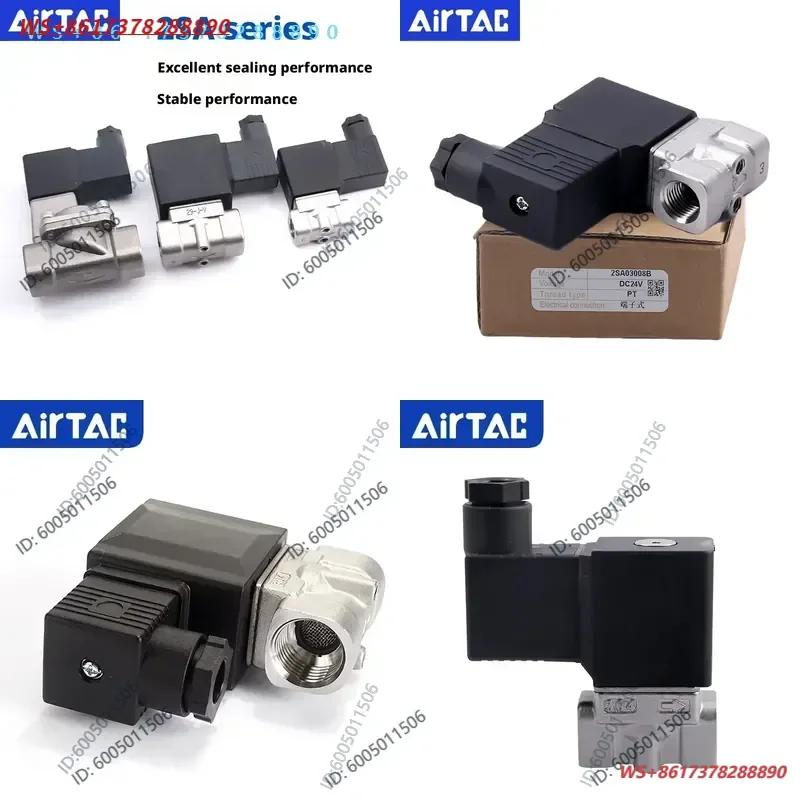 AirTAC 2SA030/2SAX030/2SAH030/2SAL030/2SAT030-06/08 Stainless Steel Air Pneumatic Solenoid Valve Switch Electromagnetic