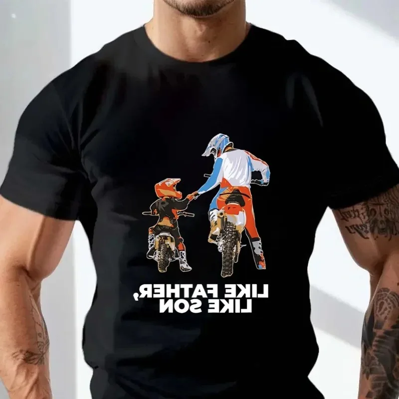 

Moto Boss Braaap Off-road Bike 3D Printed Tees Motorcycle Fashionable Men's Hip-hop T-shirt Breathable Quick Drying Casual Tees