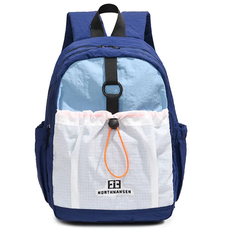 حقيبة ظهر صغيرة خفيفة الوزن للمشي لمسافات طويلة مع جيوب متعددة للرجال والنساء، حقيبة نهارية كاجوال منقوشة مقاومة للماء للبالغين أثناء المشي لمسافات طويلة في النهار #3