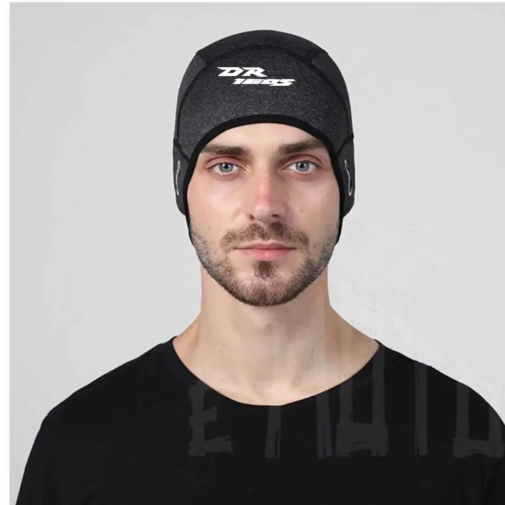 Para suzuki dr160s crânio boné forro de capacete com furos de óculos, boné de ciclismo térmico de inverno para homens e mulheres, gorro de ciclismo