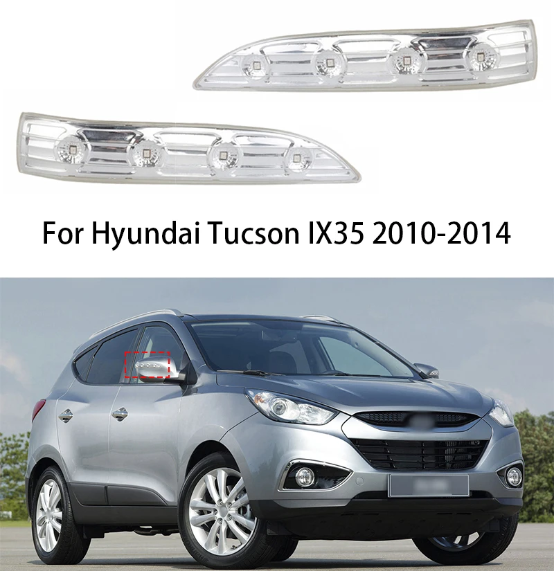 

For Hyundai Tucson IX35 2010 2011 2012 2013 2014 Car Rearview Mirror Turn Signal Lamp light 876242S200 / 876142S200