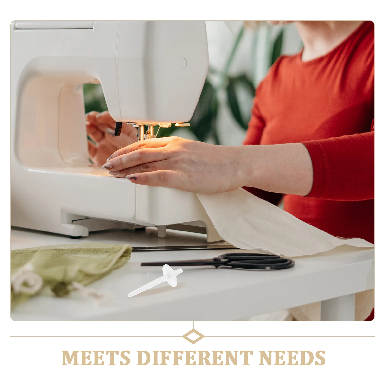 10 قطعة ABS ماكينة خياطة بكرة دبابيس الموضوع حامل بكرة بلاستيكية اللفاف المنزلية الموضوع رف الخياطة اكسسوارات #2