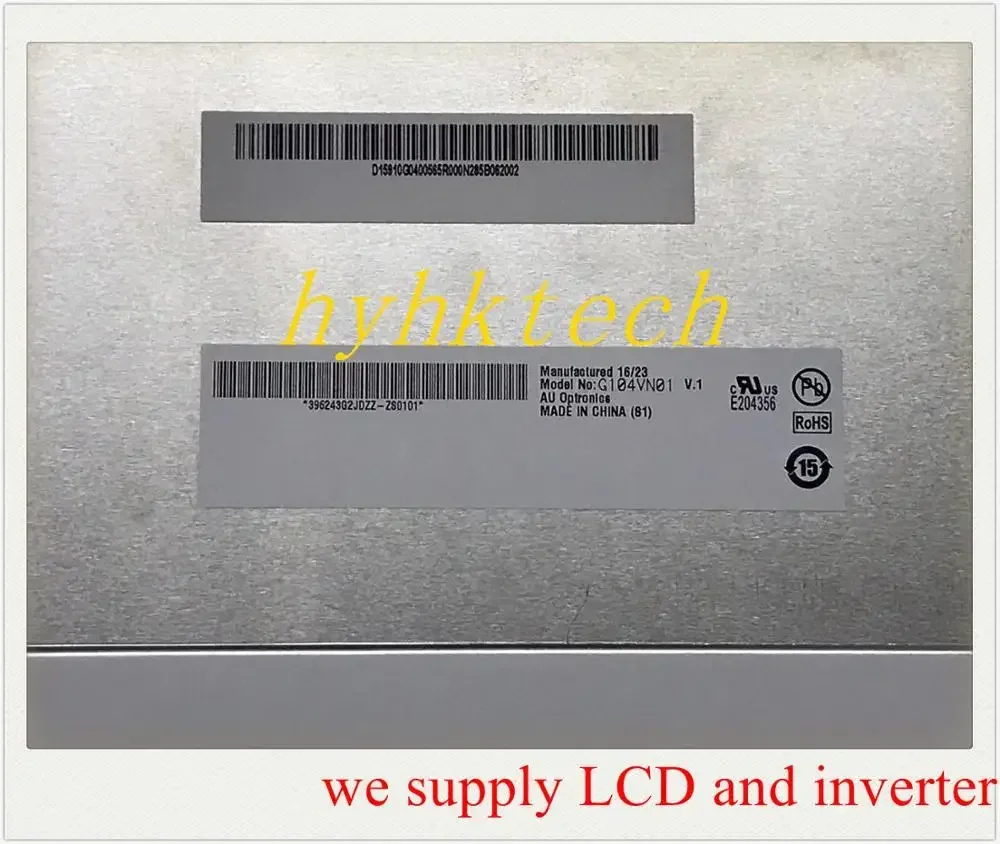 شاشة LCD صناعية G104VN01 V1 مقاس 10.4 بوصة، جديدة ومبتكرة في المخزون، تم اختبارها قبل الشحن