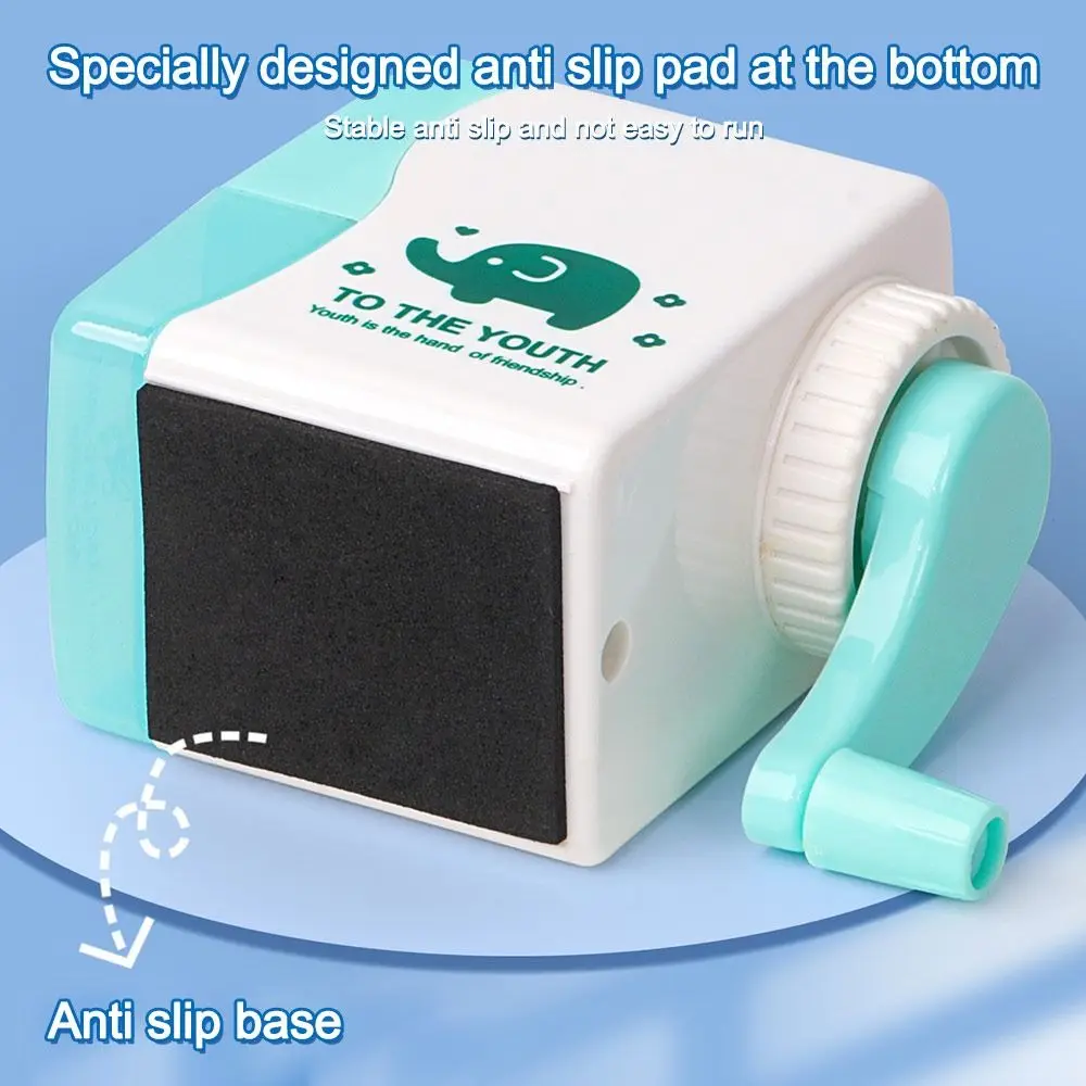 Hand-cranked Pencil Sharpener Anti Sticking Lead Automatic Lead Feeding Pencil Cutter Student Pencil Sharpener