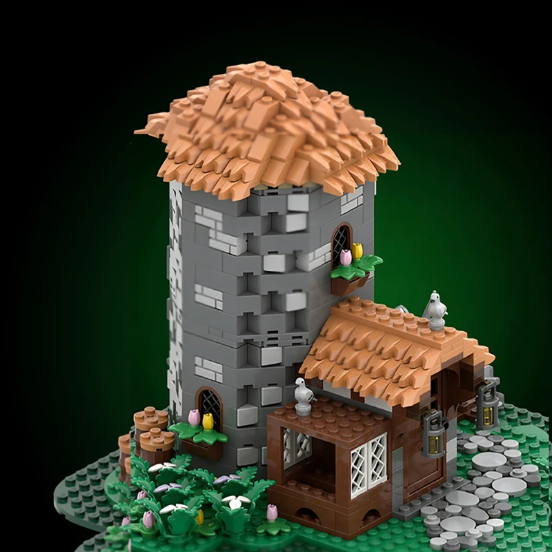 Set di Costruzioni Modulari da 764 Pezzi, Casa del Colombaio, MOC Personalizzabile, Blocchi Modulari Educativi per Bambini, Regalo Fai-da-Te per Ragazzi