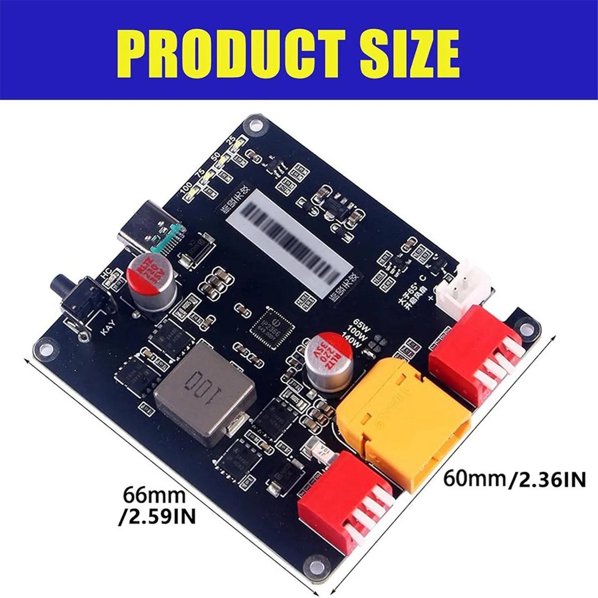 Lifepo4 Charging Bidirectional Charging Module 2S 3S 4S 5S 6S Battery Charging Board PD3.1