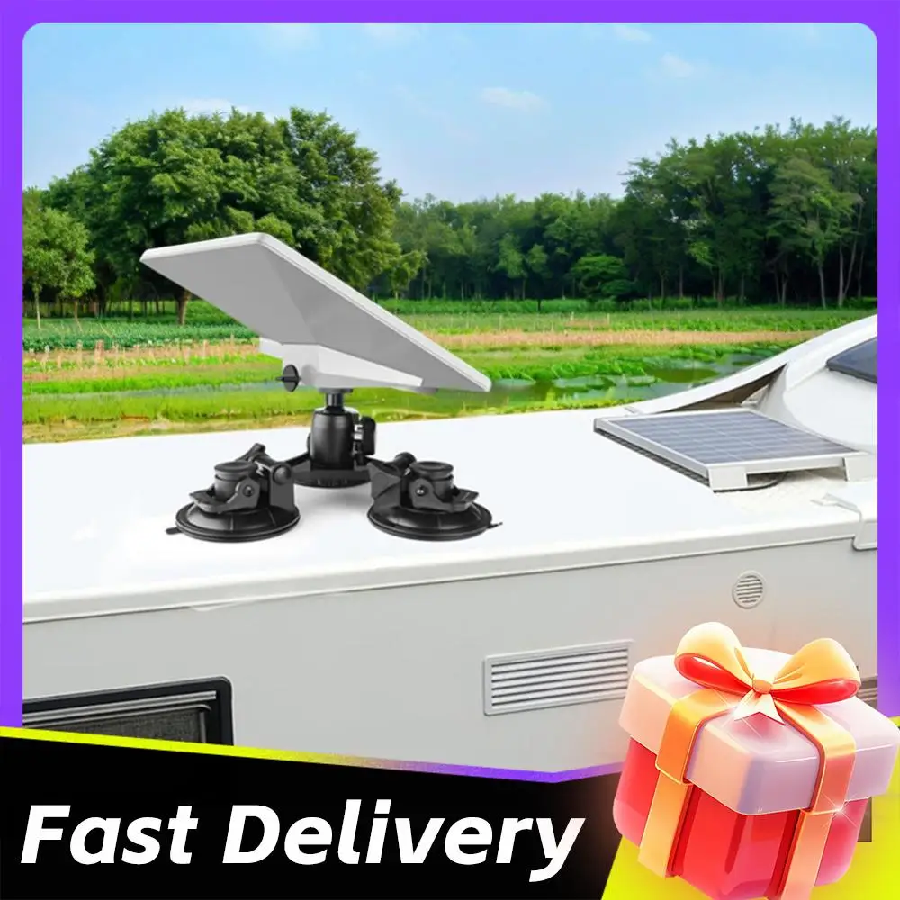 

For Starlink Mini Suction Cup Mount with Adapter Adjustable Antenna Holder Wear Resist Rotatable Mounting Bracket Travel Use