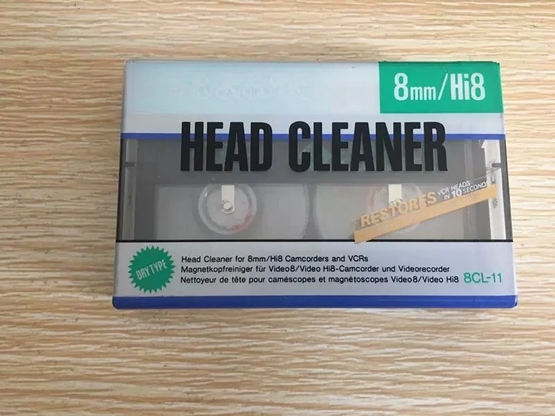 

For tdk 8cl-11 8mm/hi8 camera cleaning tape v8d8 cleaning tape original and authentic
