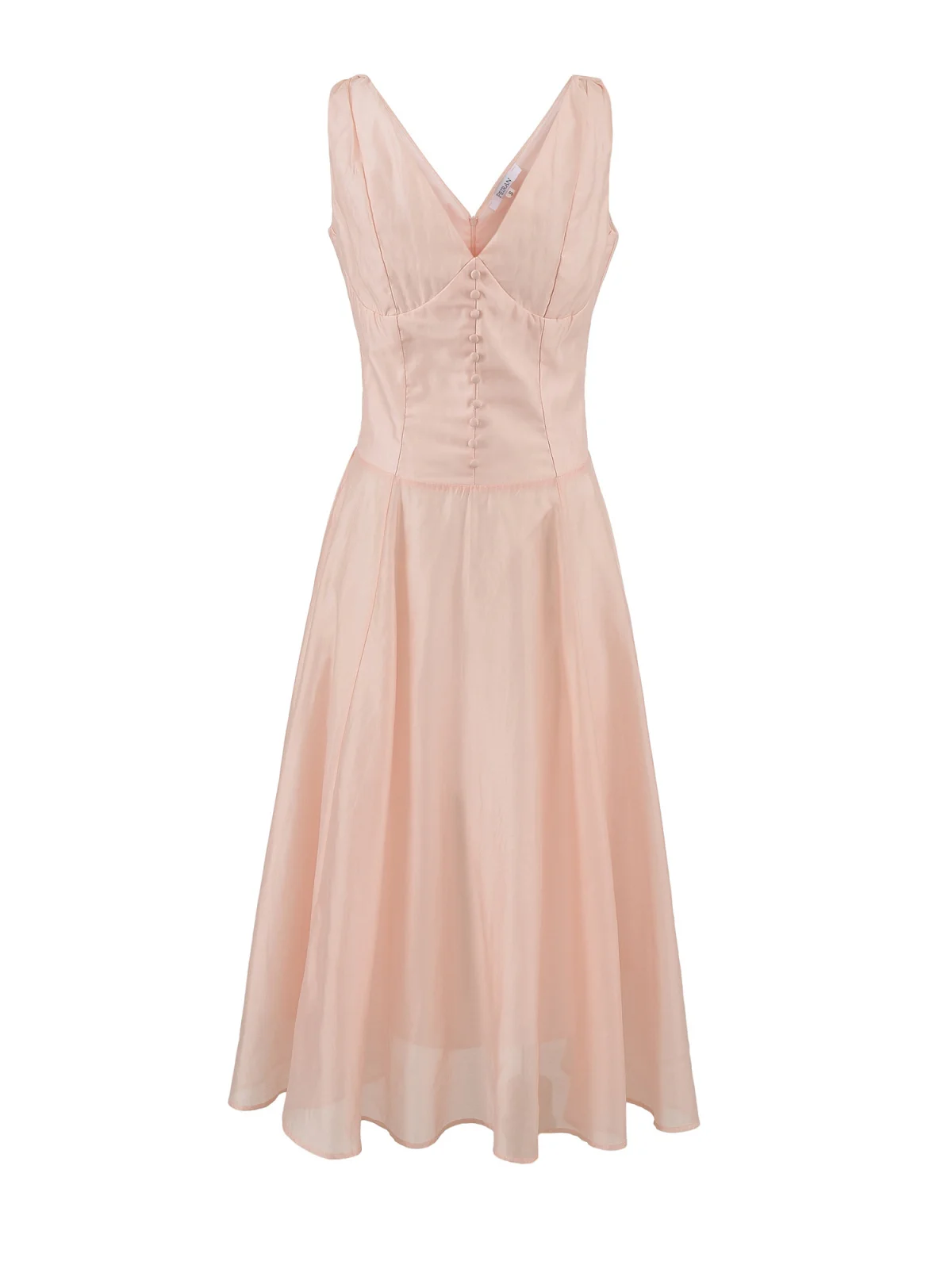 Retro Slim Fit Svel Vest Dr Women Ele Button Detail Mid-Length Strap Dr French Sle High Waist A-Line Skirt