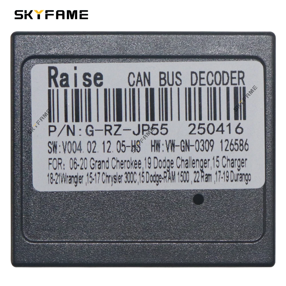 SKYFAME-adaptador de arnés de cableado de coche, caja Canbus de 16 pines para Jeep Grand Cherokee Compass Renegade Wrangler Rubicon JEEP-RZ-05 RZ-JP05