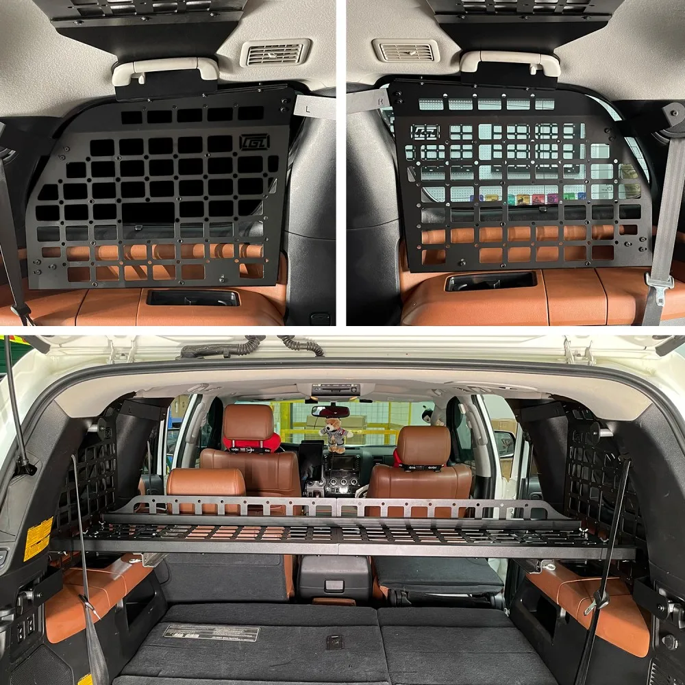 

Для Toyota Sequoia 2008-2022 модульная панель хранения, модификация полки, задний багажник, стойка для мусора, панель Molle
