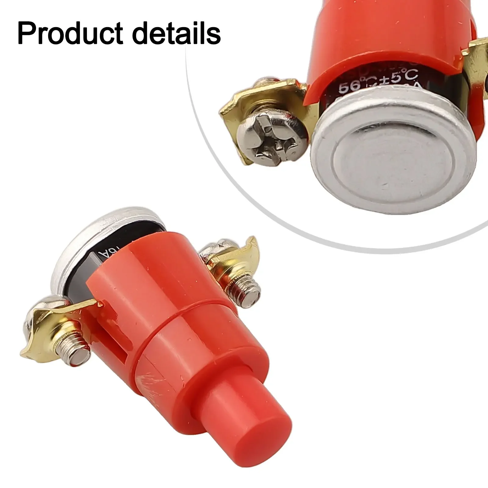 

Thermal Switch 56°C 250 V 16A Thermal Switch Replacement Self-resetting Cable Reel Drum Cable 30-85℃ Temperature Range