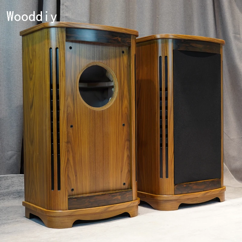 Wooddiy 15 Inch One Pair Full-range Two-way Speaker Empty Cabinet Canterbury GR Birch Plywood