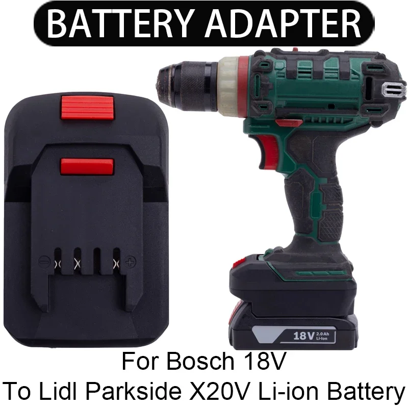 

Battery Adapter/Converter for Lidl Parkside X20V Li-ion Tools to Bosch 18V Li-ion Battery Adapter Power Tool Accessories