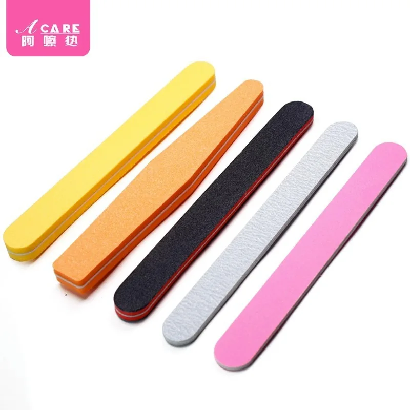 Nail file/sponge A1P59-easy to polish file strip manicure frustration poke strip repair rhombus short household