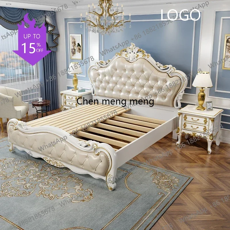 

Q181 Роскошная кровать-диван в современном стиле, массажная кровать с деревянным каркасом, двуспальная кровать для сна в стиле принцессы, мебель для отелей