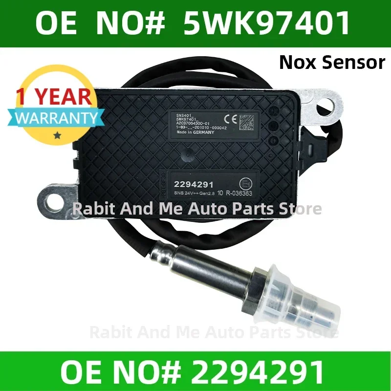 

5WK97401 2294291 2064769 2247381 2296801 24V Original New Nitrogen Oxygen NOx Sensor 24V For Scania Engine Truck Euro 6