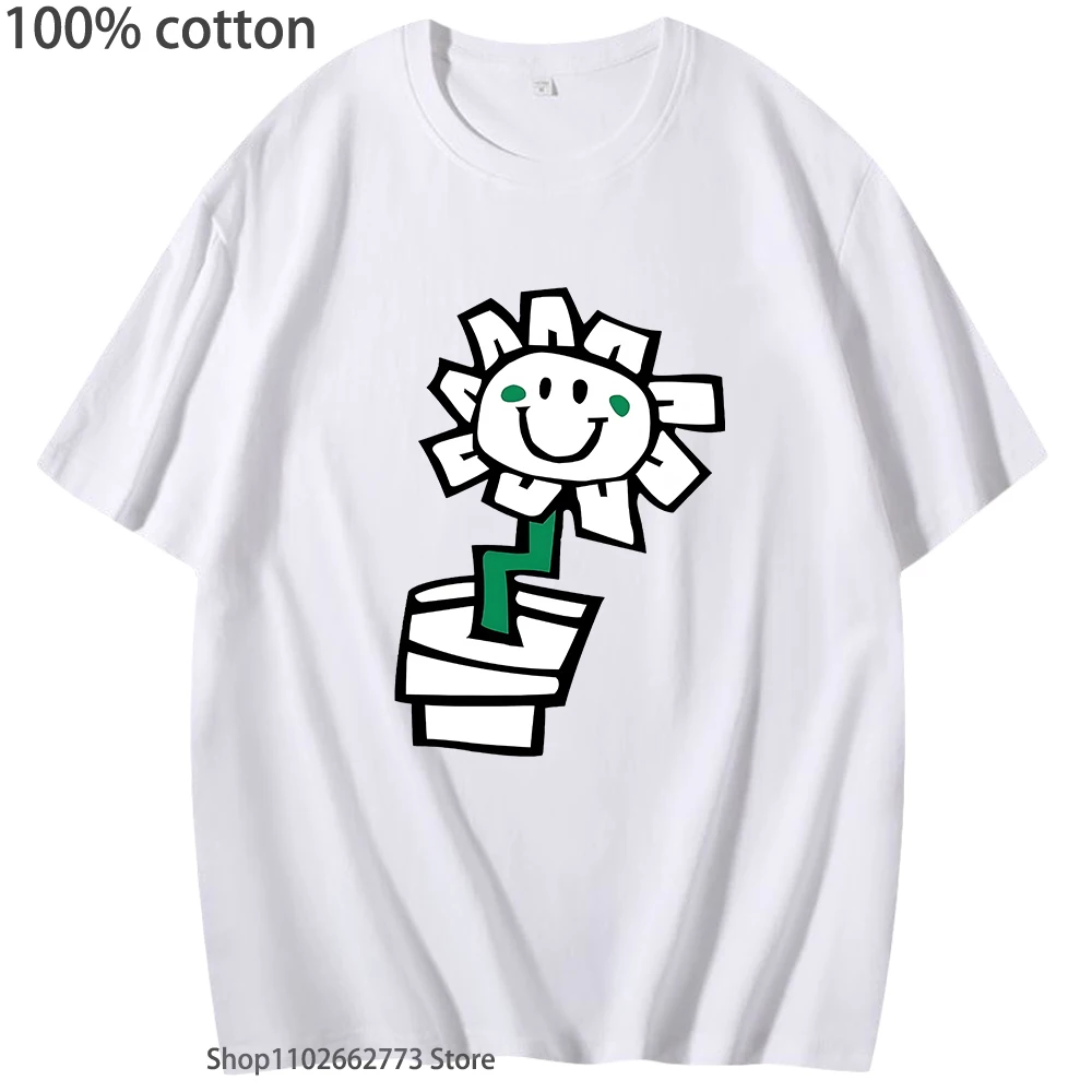 G-green Day Rock Band Tshirt Kerplunk Flower T-Shirts for Women/Men T Shirt Rock Band Tees 100%Cotton Summer Clothing Unisex Y2k