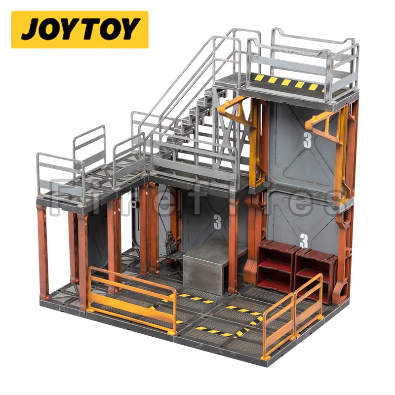 1/18 JOYTOY Diorama Mecha Depot Testing Area Anime Model Toy Free Shipping