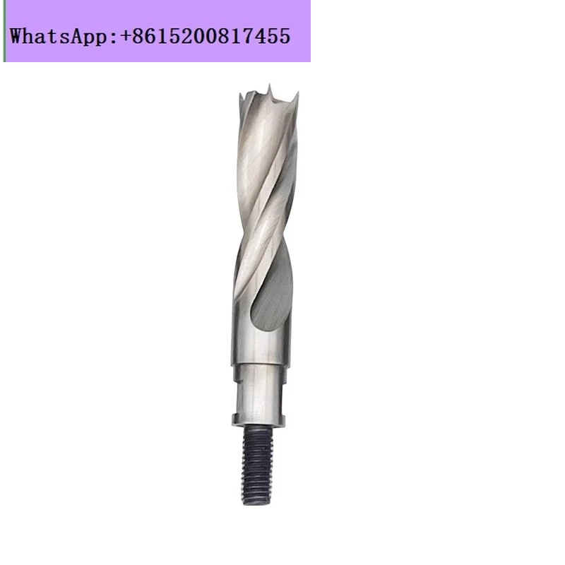 Woodworking external tooth drill, three-pointed thread drill, screw drill