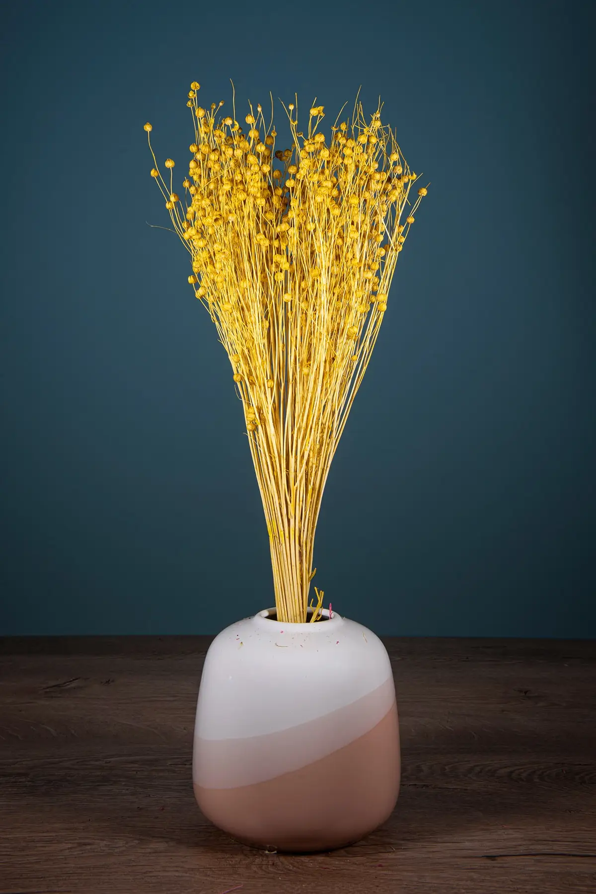 Flores secas cor amarela luna grama decoração para casa 2021-2022 outono & inverno decoração elegantes salas de estar