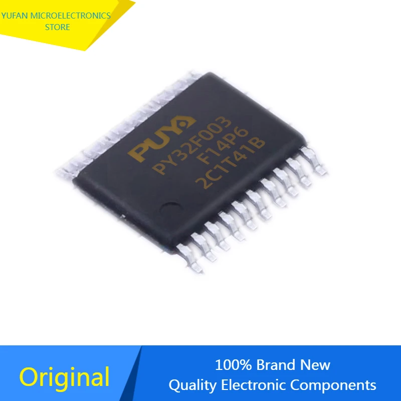 New Original 10pcs/Lot Puya 32 Bit MCU PY32F003F14P6TU 32bit  ARM ® Cortex ® -M0+ Microcontroller Integrated Circuit  PY32F003