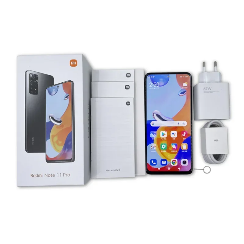Global Rom Xiaomi Redmi Note 11 Pro 8GB 256GB MTK Helio G96 Octa