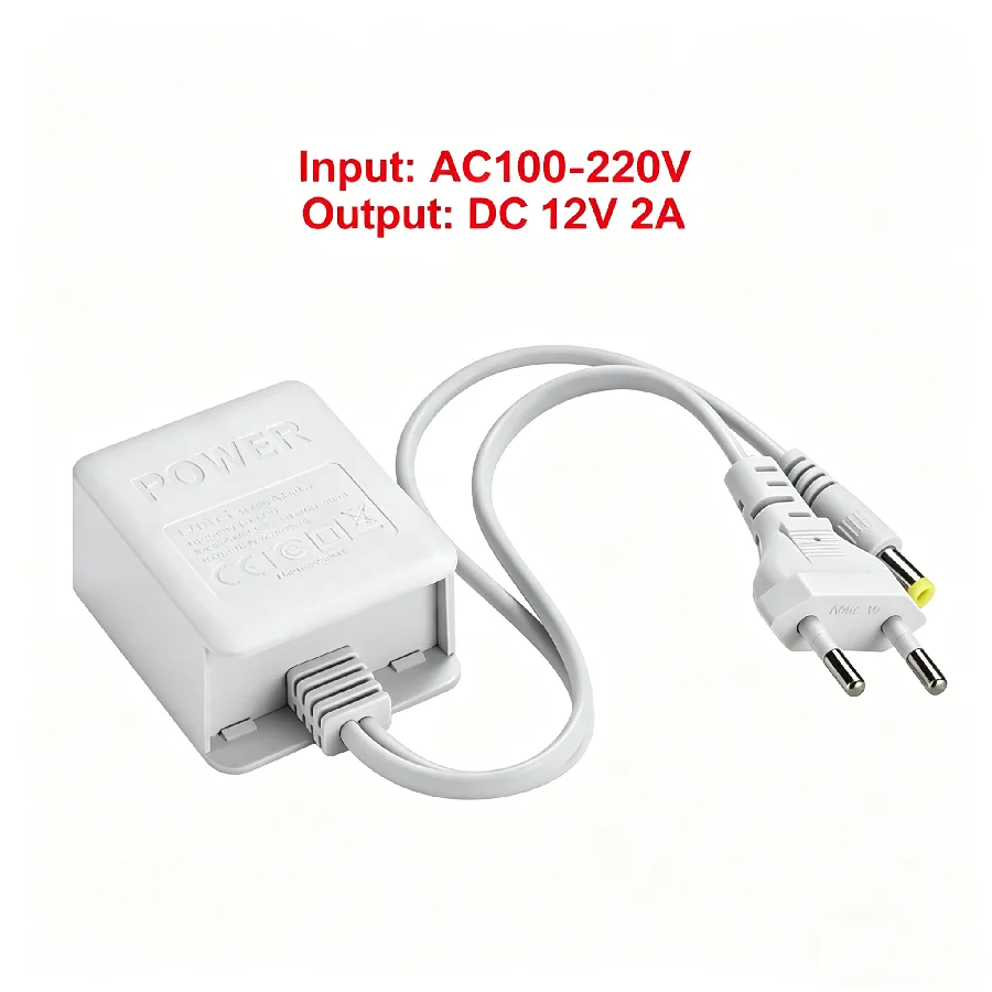 DC 12V 2A Power Supply Adapter AC 100-240V Universal Transformer For Outdoor WiFi PTZ IP Surveillance Camera