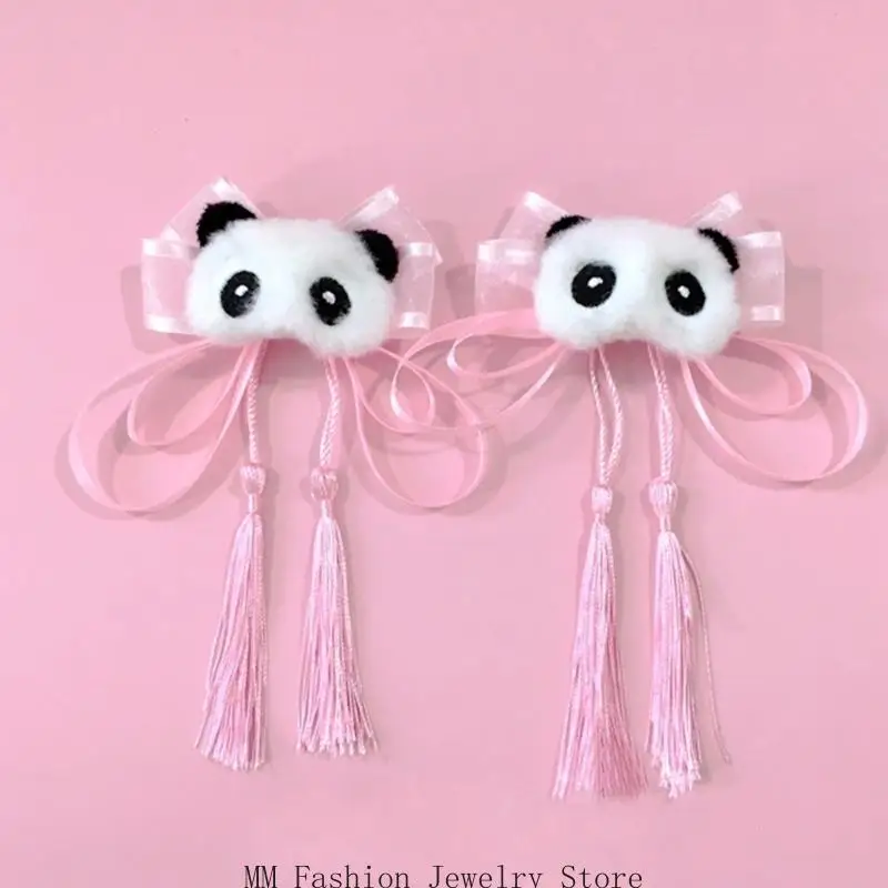 D0UB الصينية هانفو زي مشبك شعر النساء الفتيات دبابيس الشعر أنيمي مقاطع الشعر دبوس الجانب