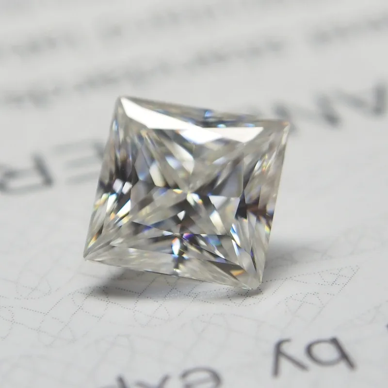 

Princess Cut Moissanite Loose High Quality, Loose Moissanite Stone For Making Jewelry Like Engagement Ring, Earring, Bracelet