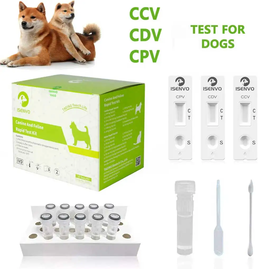 

2/ 5/10 Pcs Canine CPV CDV CCV Rapid Precision Testing Kit Dog Home Healthy Test