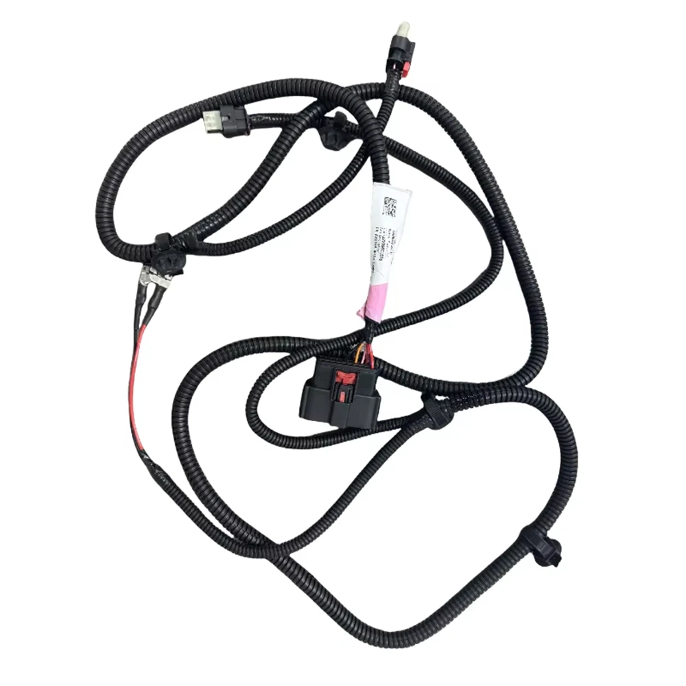 For Tesla Model Y 2021-2024 Front Bumper Wiring Harness with Parking Radar & Fog Lamp Connector OE 1489045-04-D / 148904504D