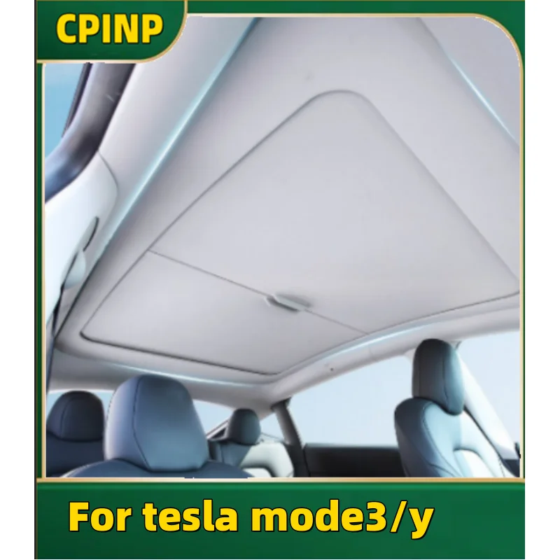 

Hot selling products are applicable to Tesla Model 3 integrated sunroof Sun visor 2023 accessories special vehicle customized wi