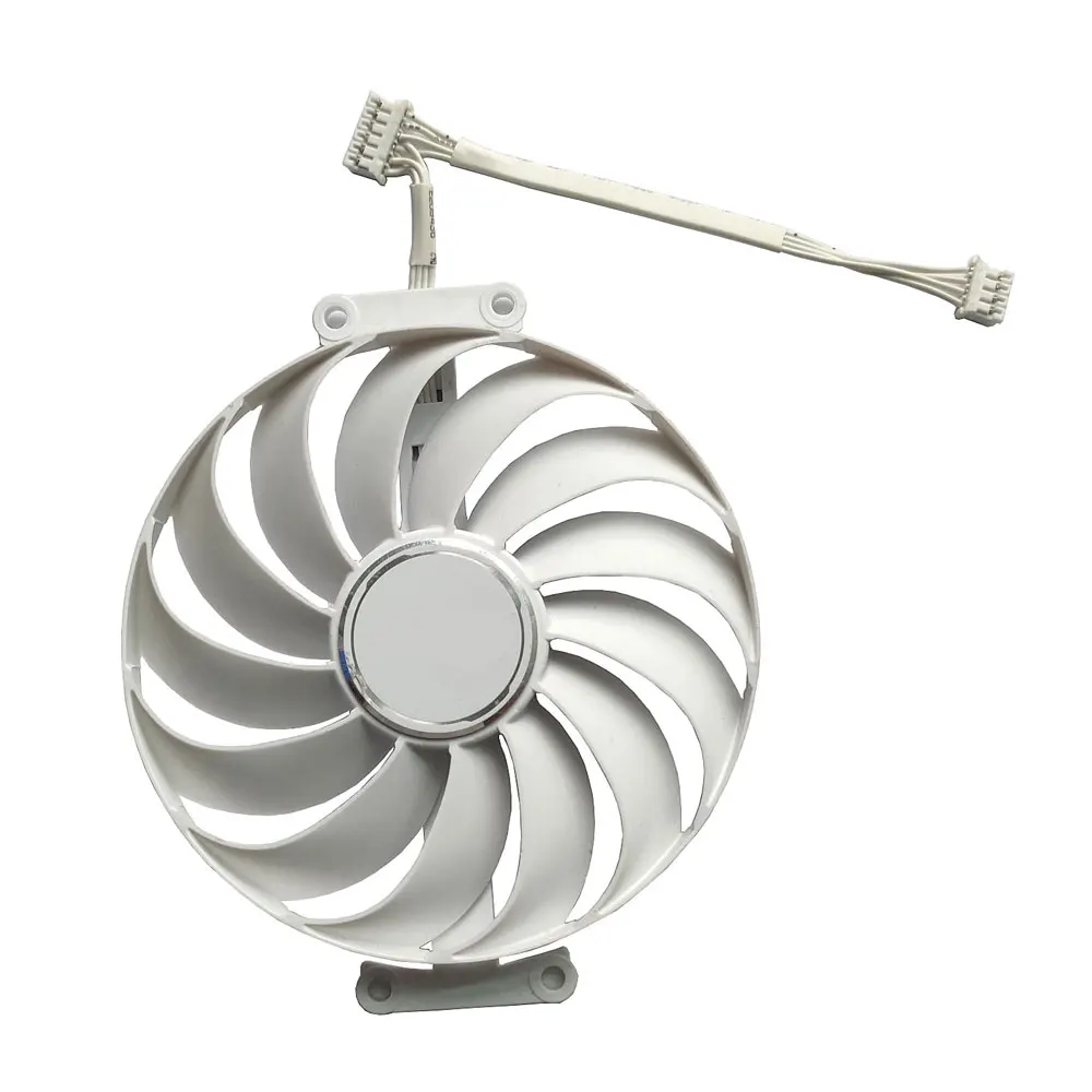 ASUS-ventilador de GPU para Gaming, 95MM, 7 pines, CF1010U12S, ROG RTX3090, 3080, 3070, 3070, para ASUS ROG Strix RTX 3080, 3090 Ti, White OC Edition