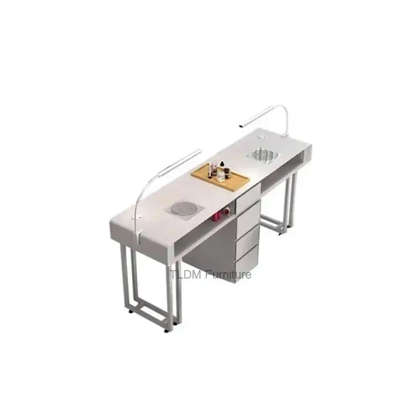 

Маленький винтажный милый компактный столик для маникюра в итальянском минималистичном стиле, простой дизайн, мебель для салона красоты