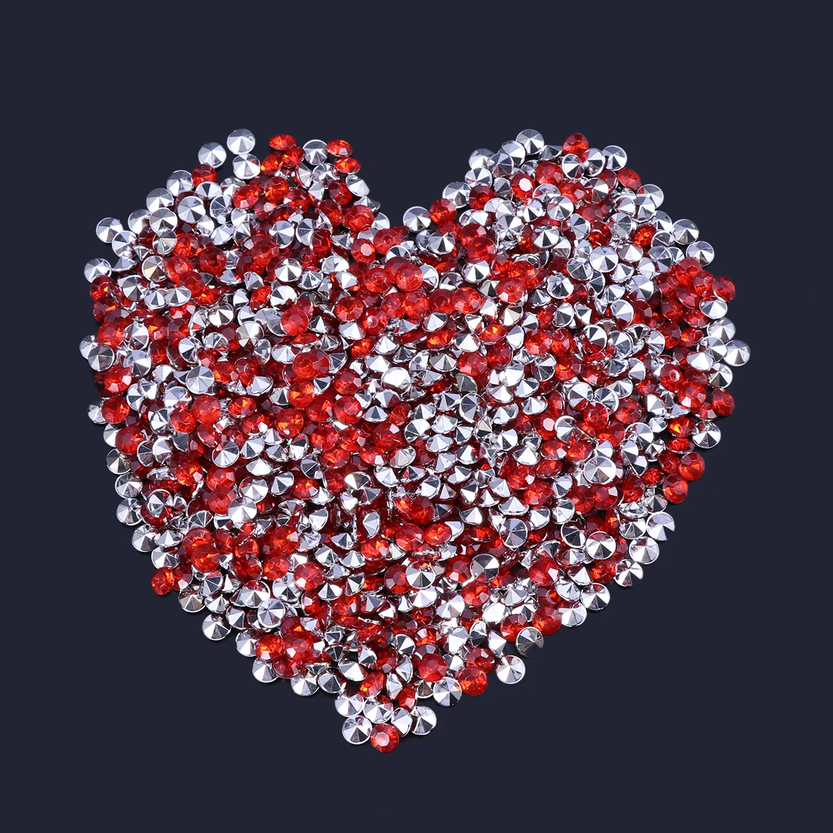 

1000 Pcs Acrylic Crystal Rhinestone Shiny Craft Accessories for Nail Cloth Phone Case Album Wedding Banquet Party Celebration